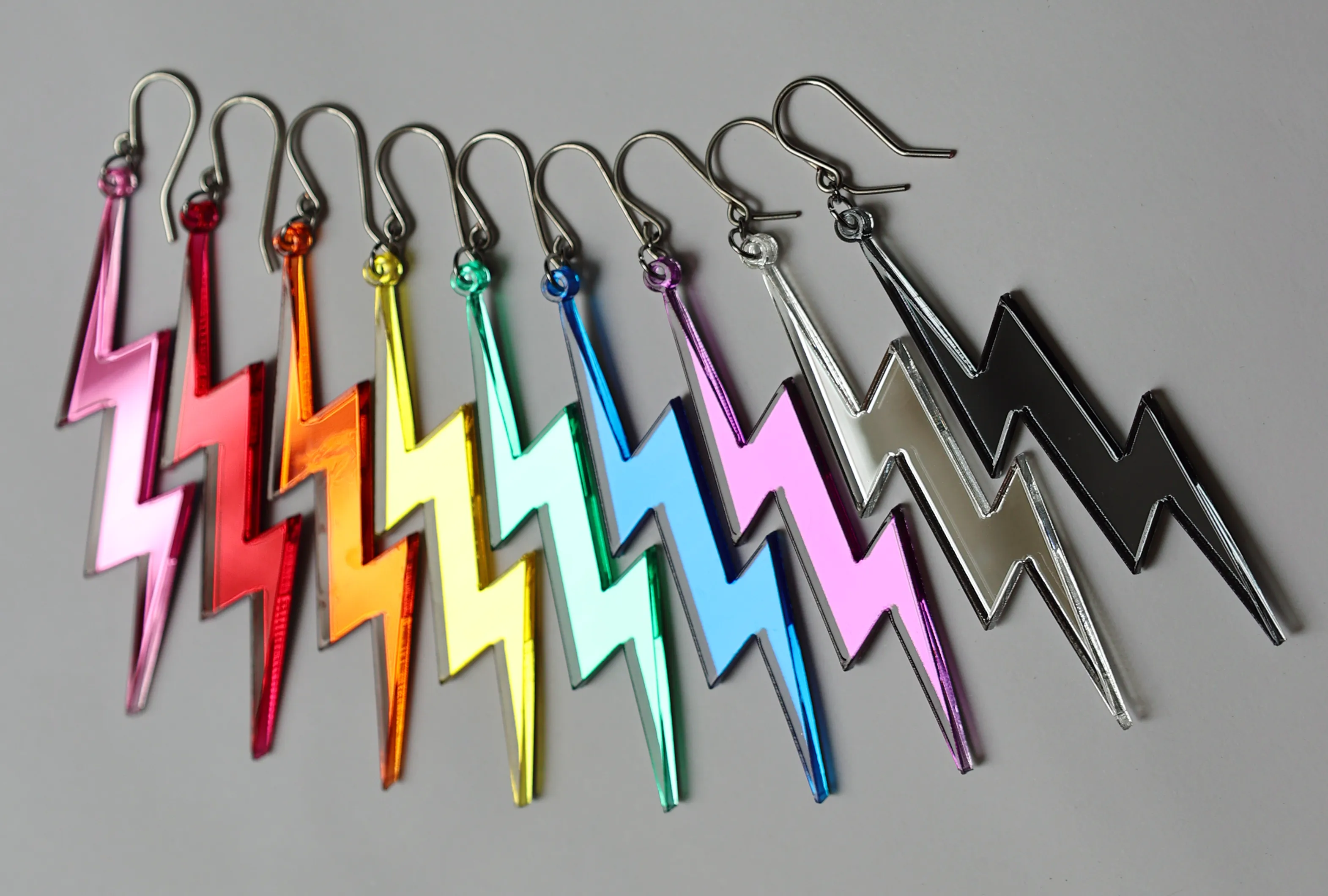 LUCKY STRIKE POINTED BOLT EARRINGS