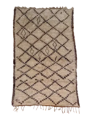 Marmoucha's Square Trellis Vintage Hand-Knot