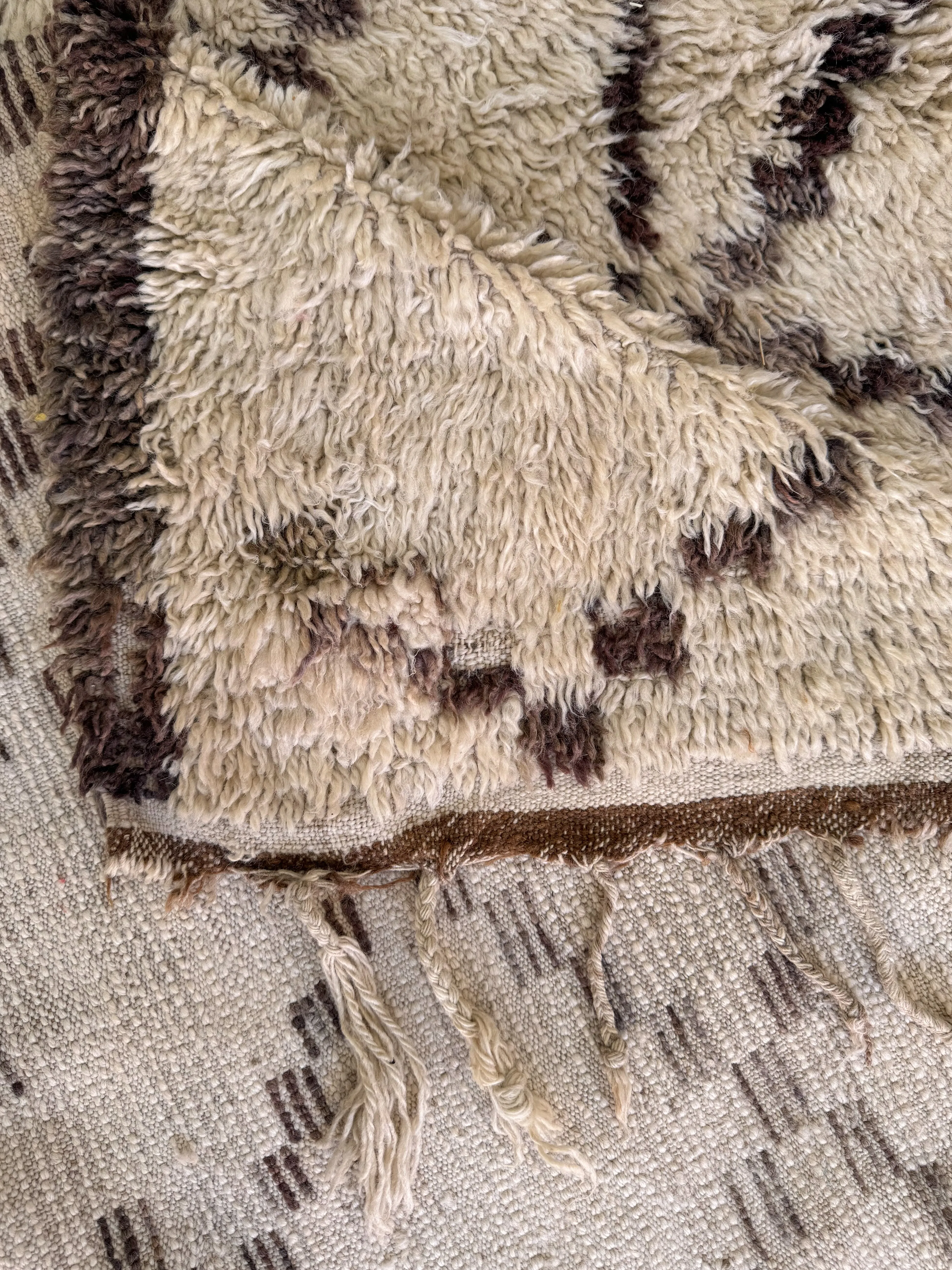 Marmoucha's Square Trellis Vintage Hand-Knot