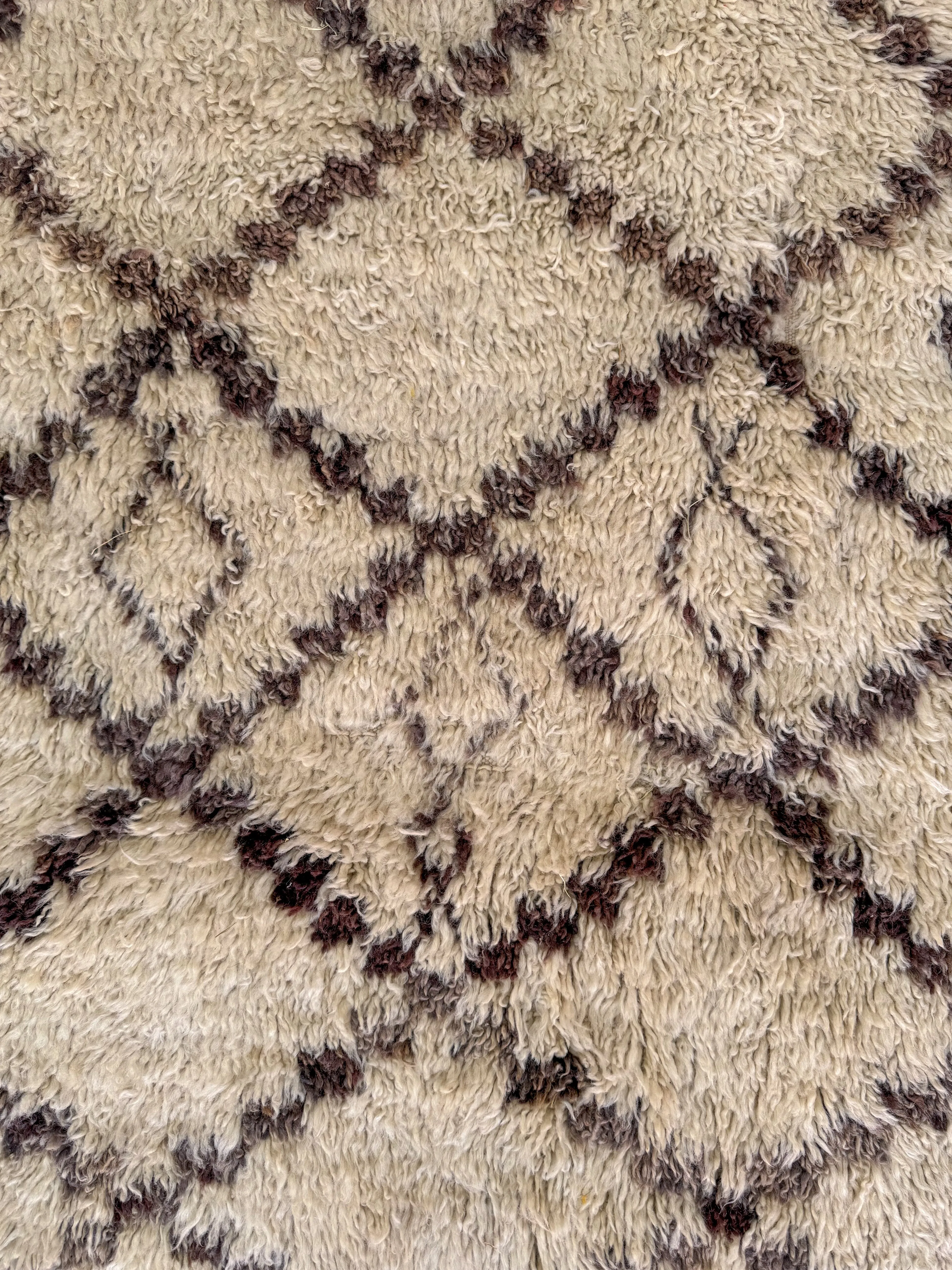 Marmoucha's Square Trellis Vintage Hand-Knot