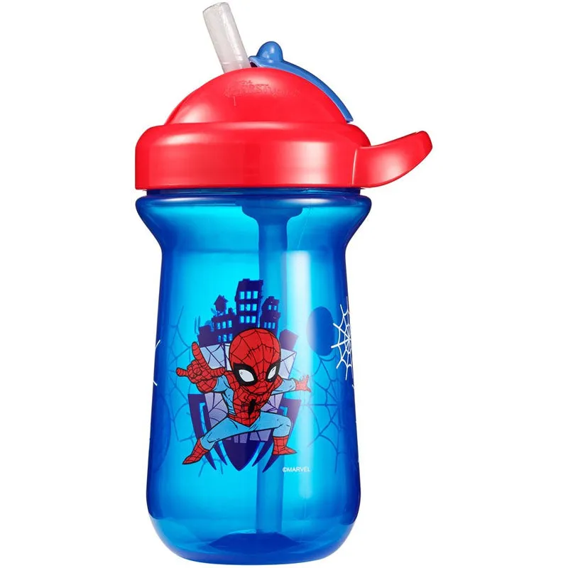 Marvel Spider-Man Flip Top Straw Cup