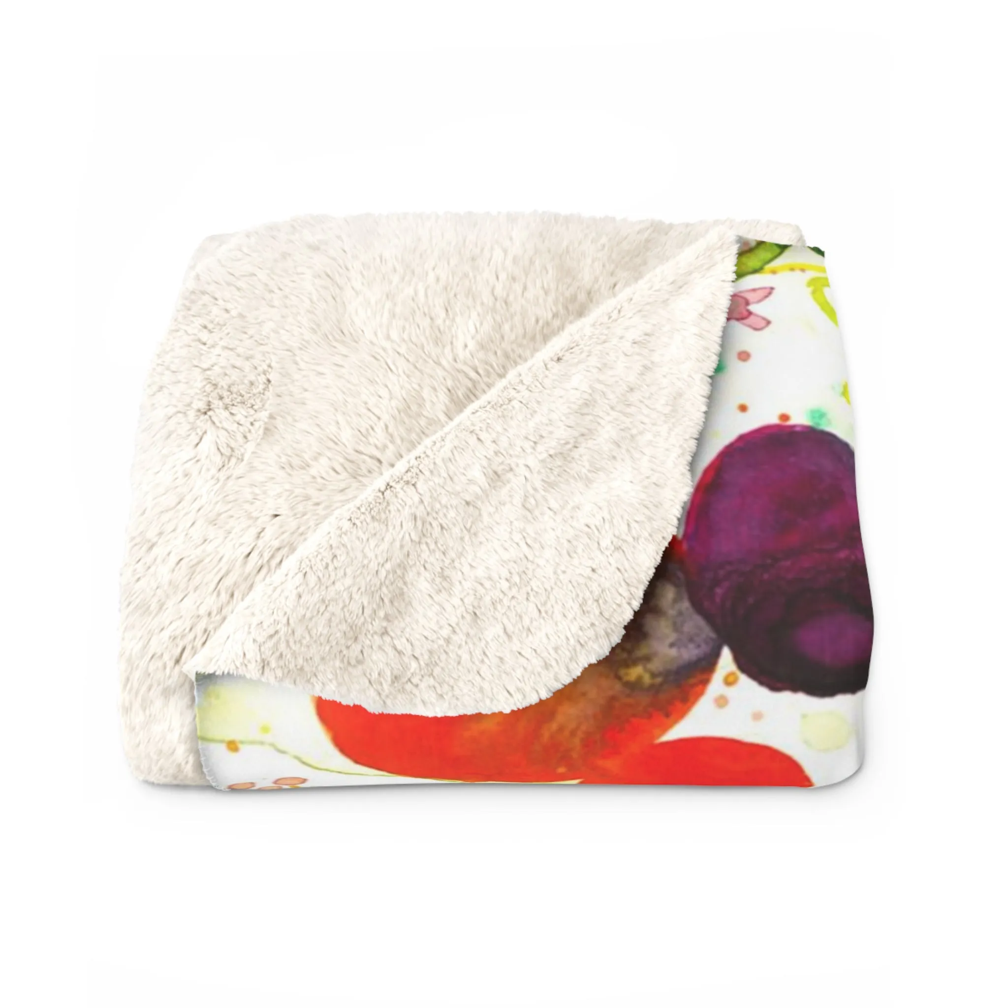 Max's Veggie Garden - Sherpa Blanket