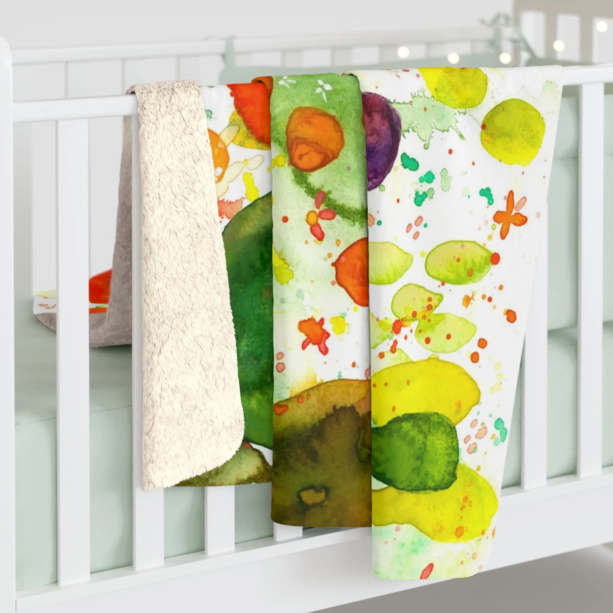Max's Veggie Garden - Sherpa Blanket