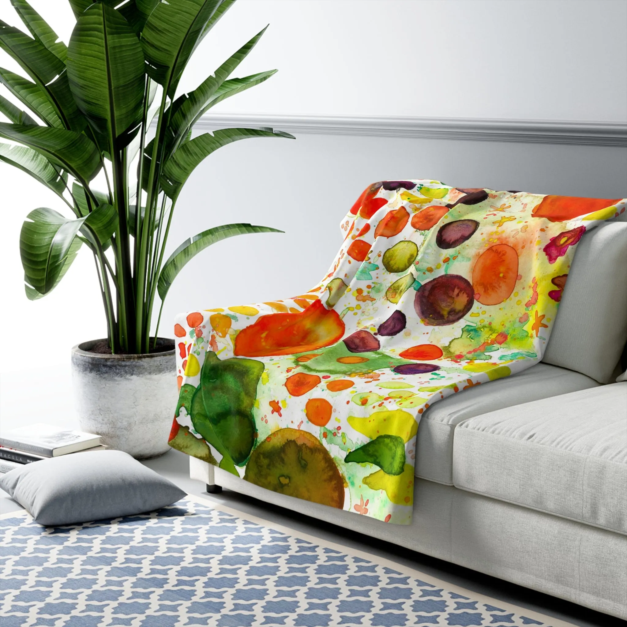Max's Veggie Garden - Sherpa Blanket
