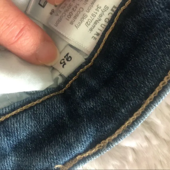 McGuire Newton Skinny in Oceana, raw hem