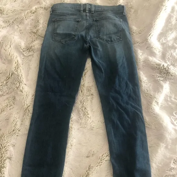 McGuire Newton Skinny in Oceana, raw hem