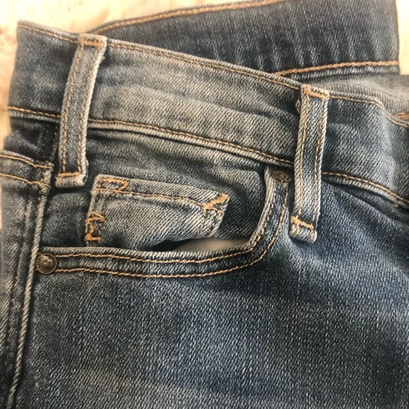 McGuire Newton Skinny in Oceana, raw hem
