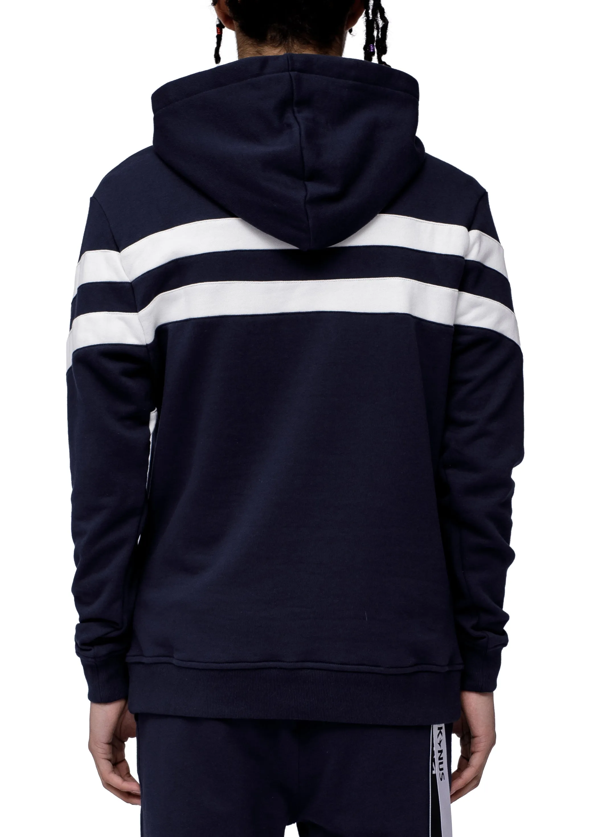Men's Half Zip Pullover Hoodie in Navy