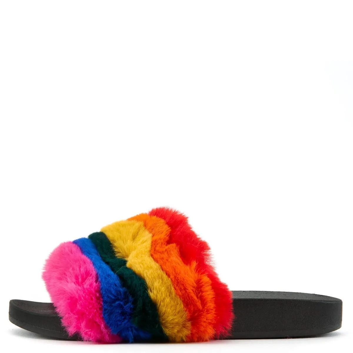 Mindy-01 Fur Slides