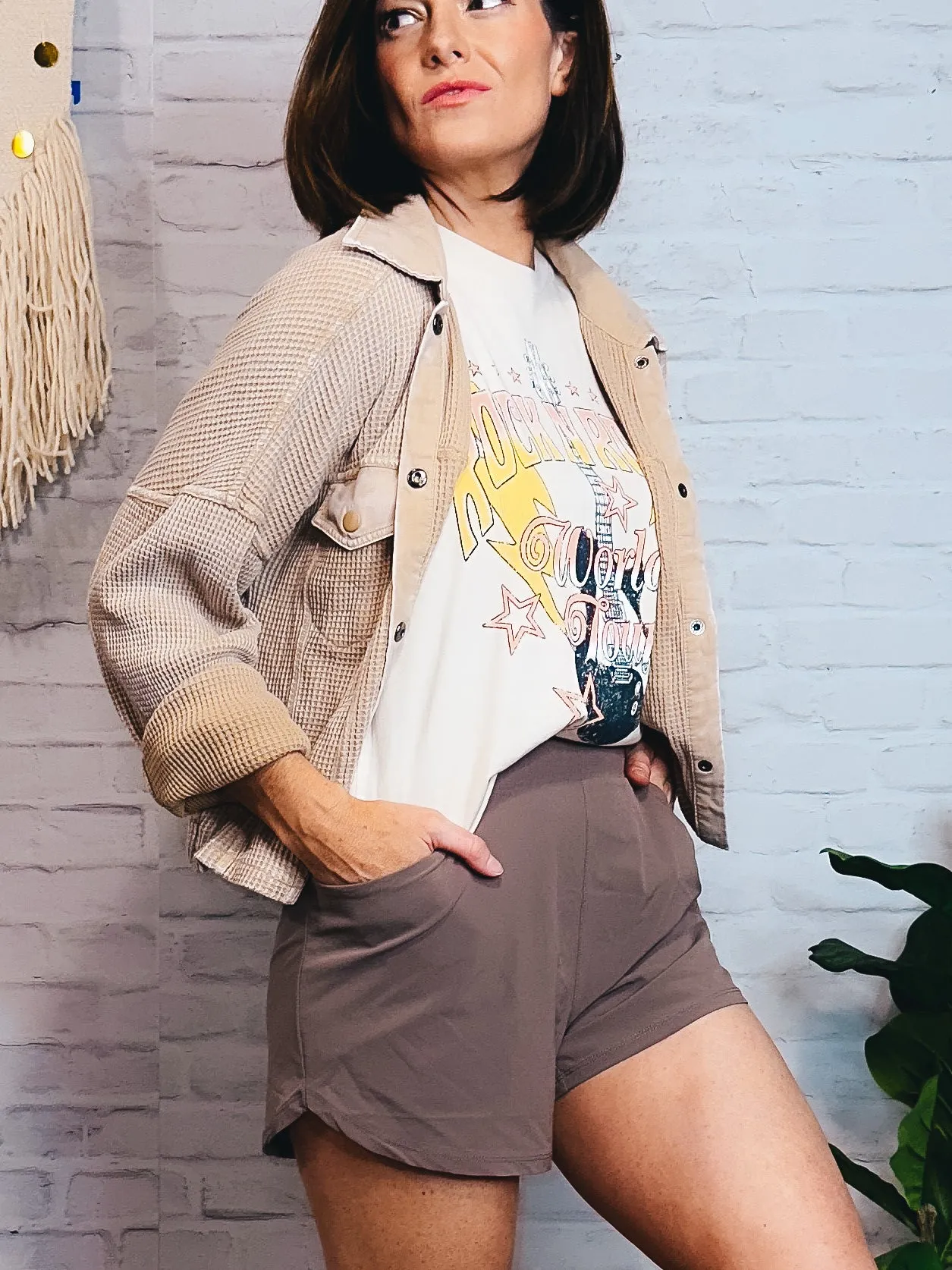 Mineral Waffle Jacket