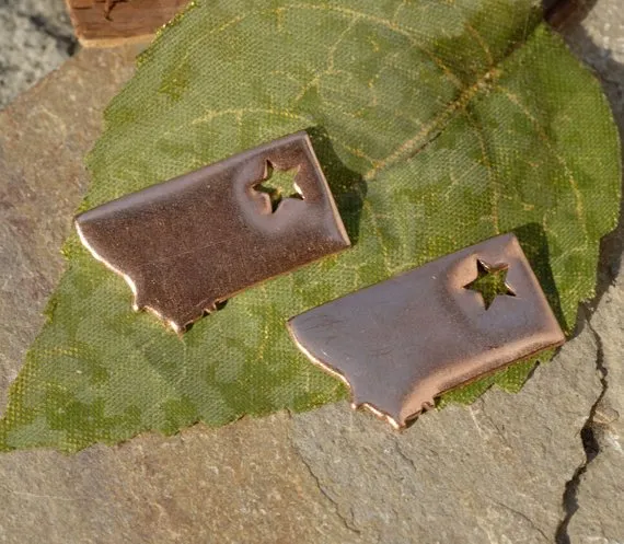 Montana - USA State Blanks - Small with Cutouts