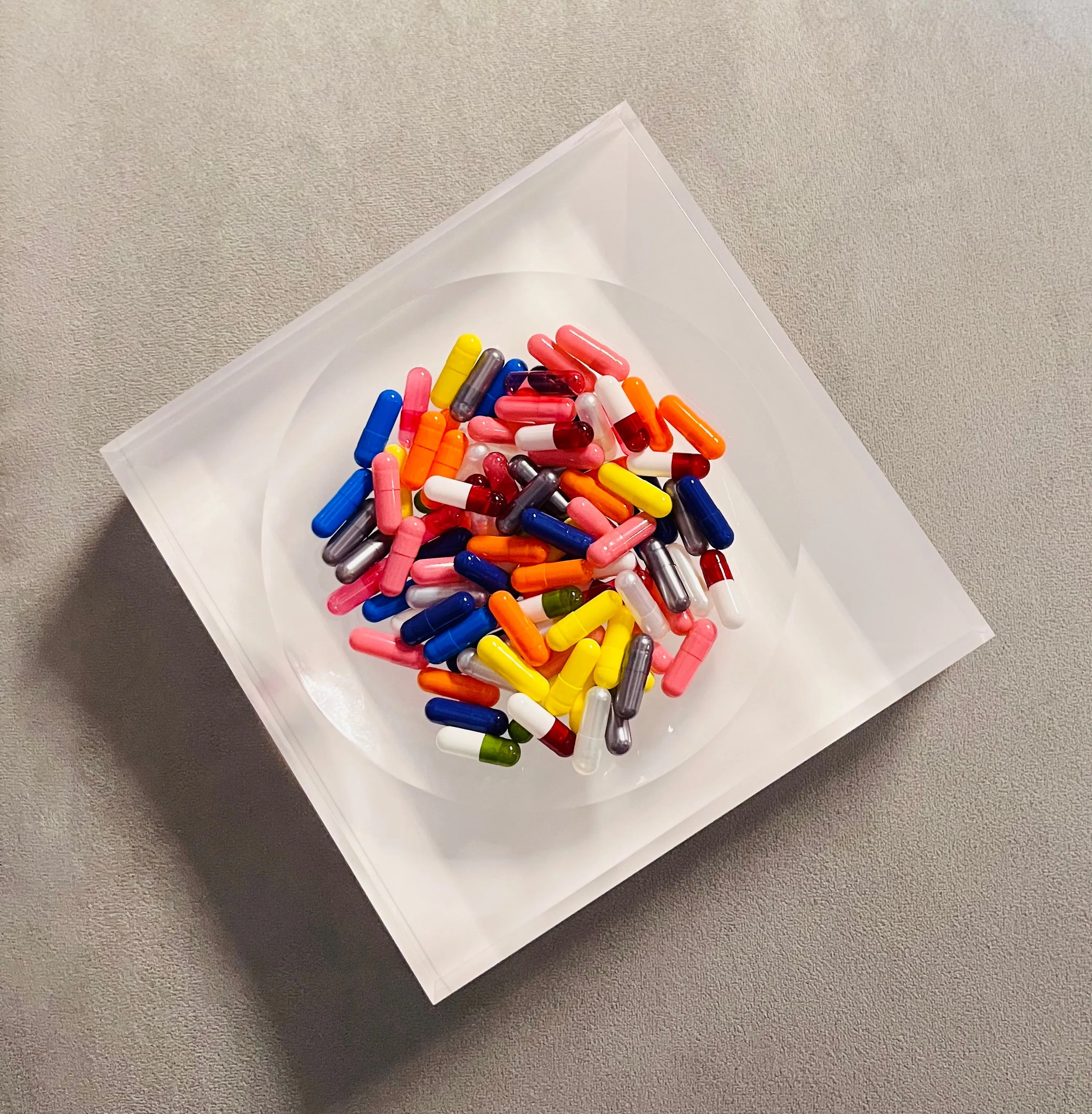 Neon Pills Dish Filler
