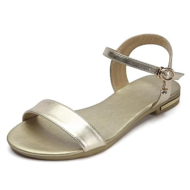 New genuine leather sandals women shoes