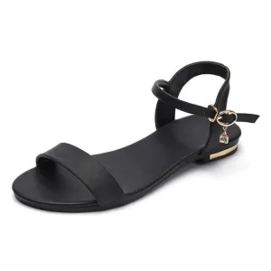 New genuine leather sandals women shoes