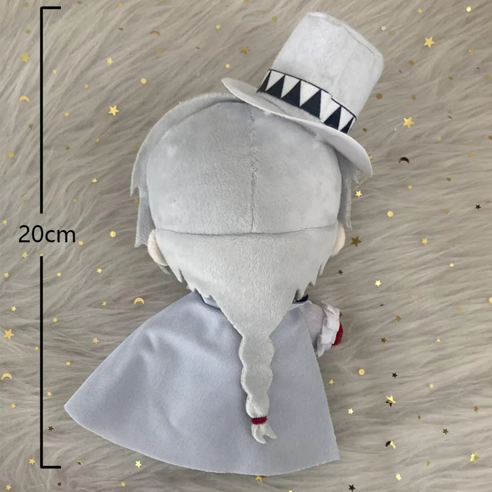 NEW KWJTOY Bungo Stray Dogs Plushies Chuuya Nakahara/Ranpo Edogawa/Dazai Osamu/Sigma Nikolai Gogol Plush Anime BSD Plush (Nikolai Gogol)