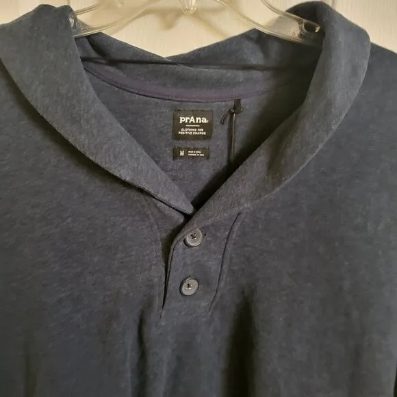 NWT PrAna Cozy Up Michie Top Sweater Dark Sky Heather  Size: Medium