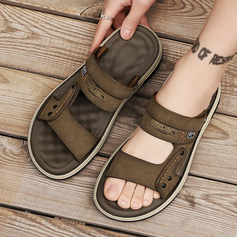 Outdoor Latex Cushioned Buckle Sandals