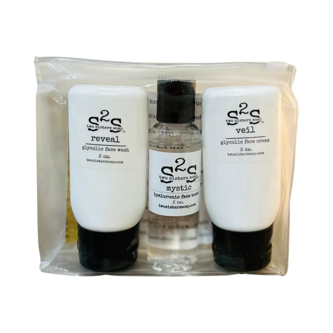 Party for the Face Basics; Face Wash-Toner-Moisturizing Face Cream