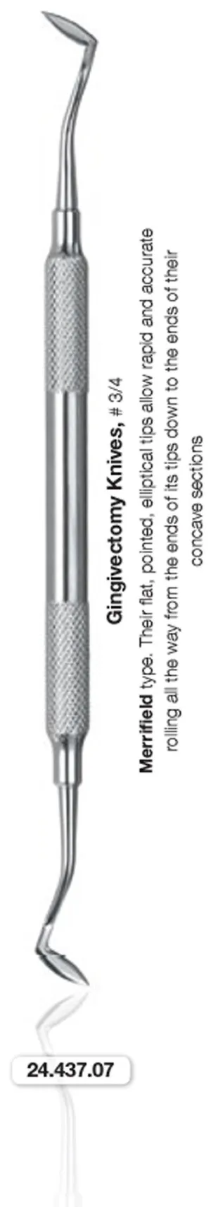 Periodontic Gingivectomy Knife (24.437.07)