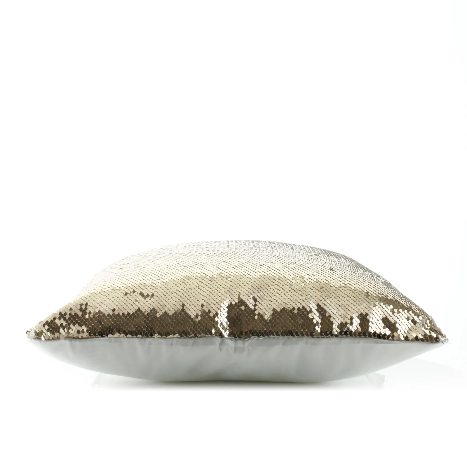 Personalised Sequin Cushion with Stylish Text and Valentine Hearts Print
