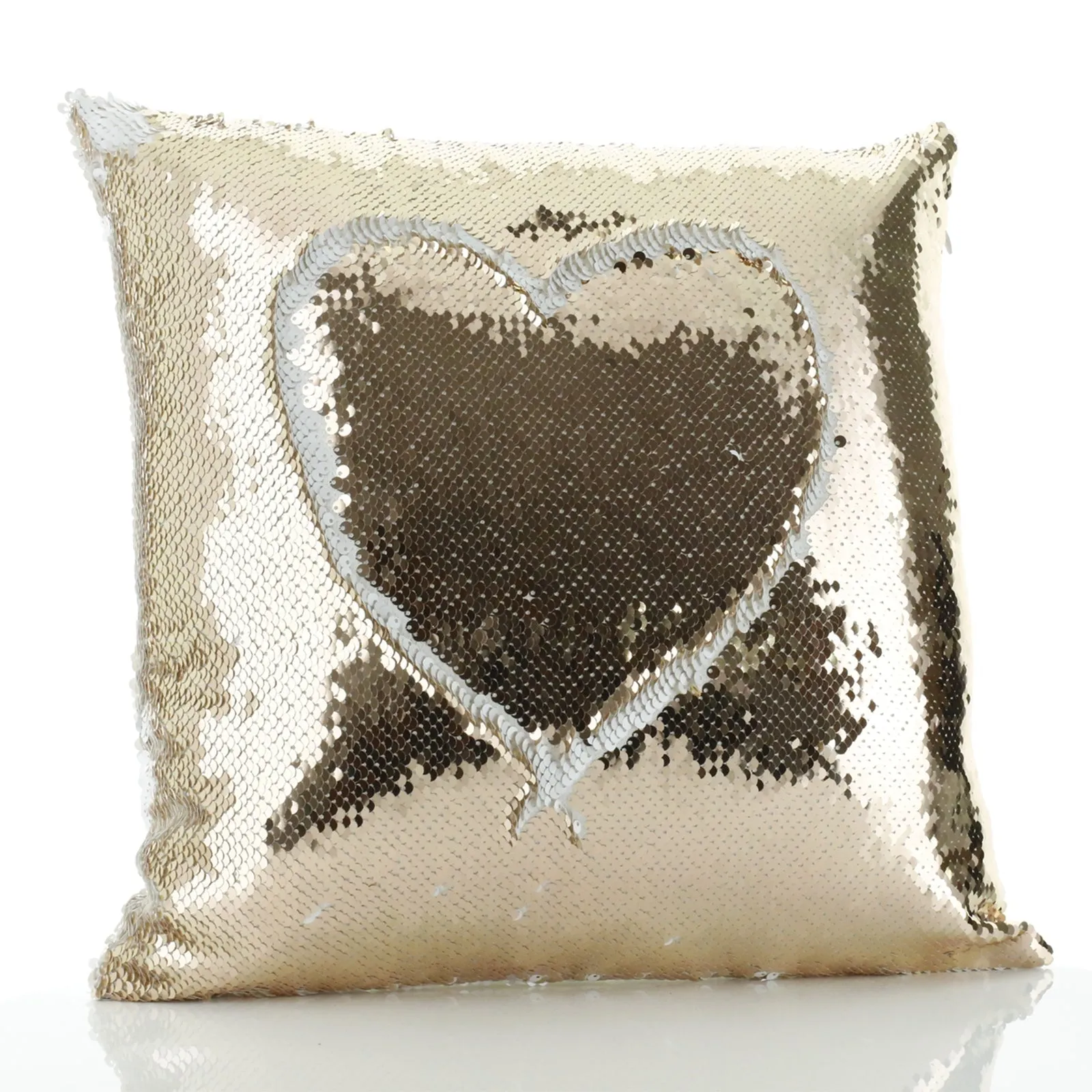 Personalised Sequin Cushion with Zebra Blue Butterfly and Cute Text