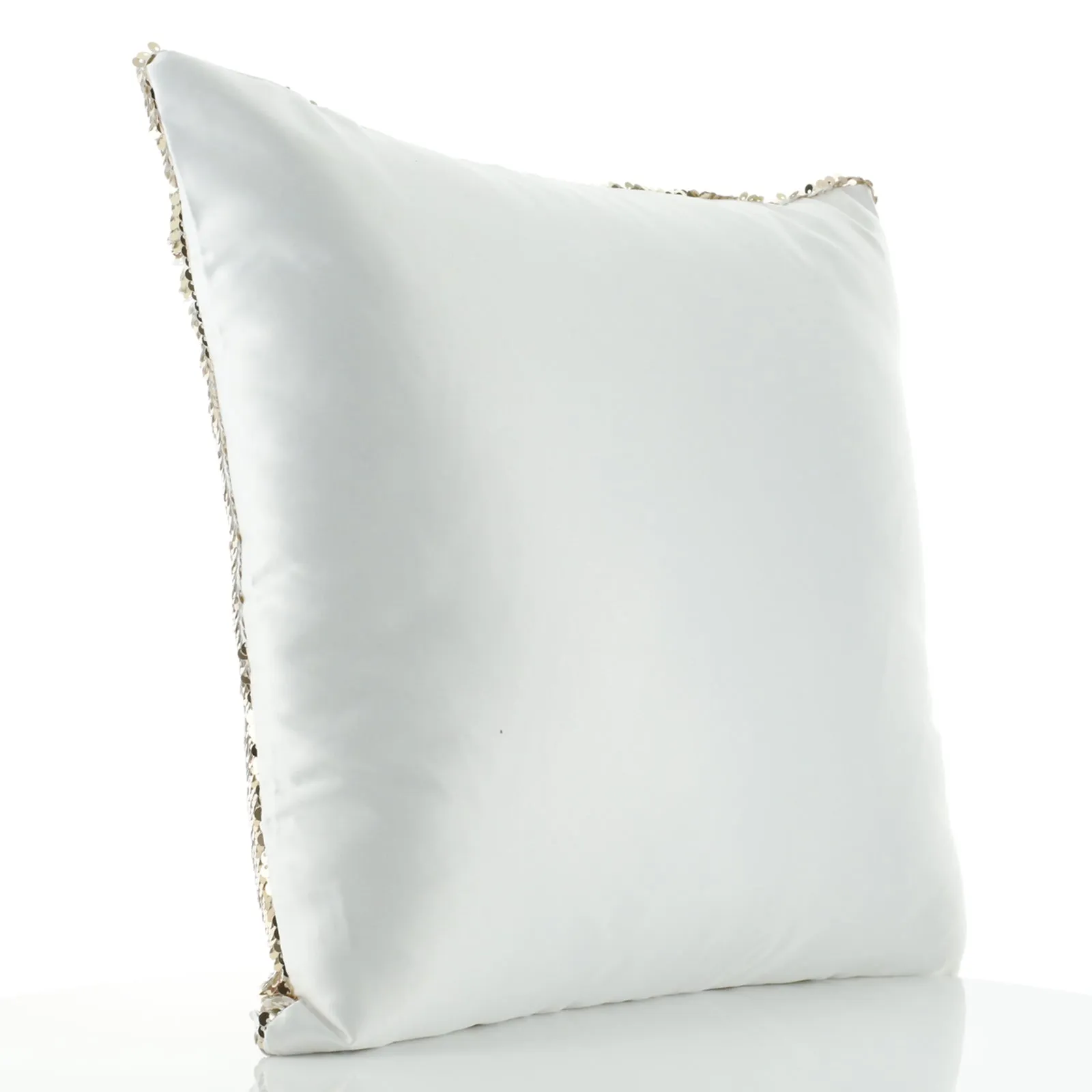 Personalised Sequin Cushion with Zebra Blue Butterfly and Cute Text