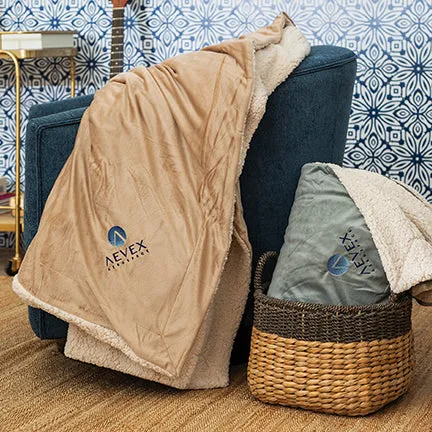 Pi Kappa Phi Sherpa Lined Blanket