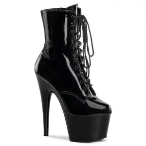 Pleaser | Lak Ankle Boot | zwart