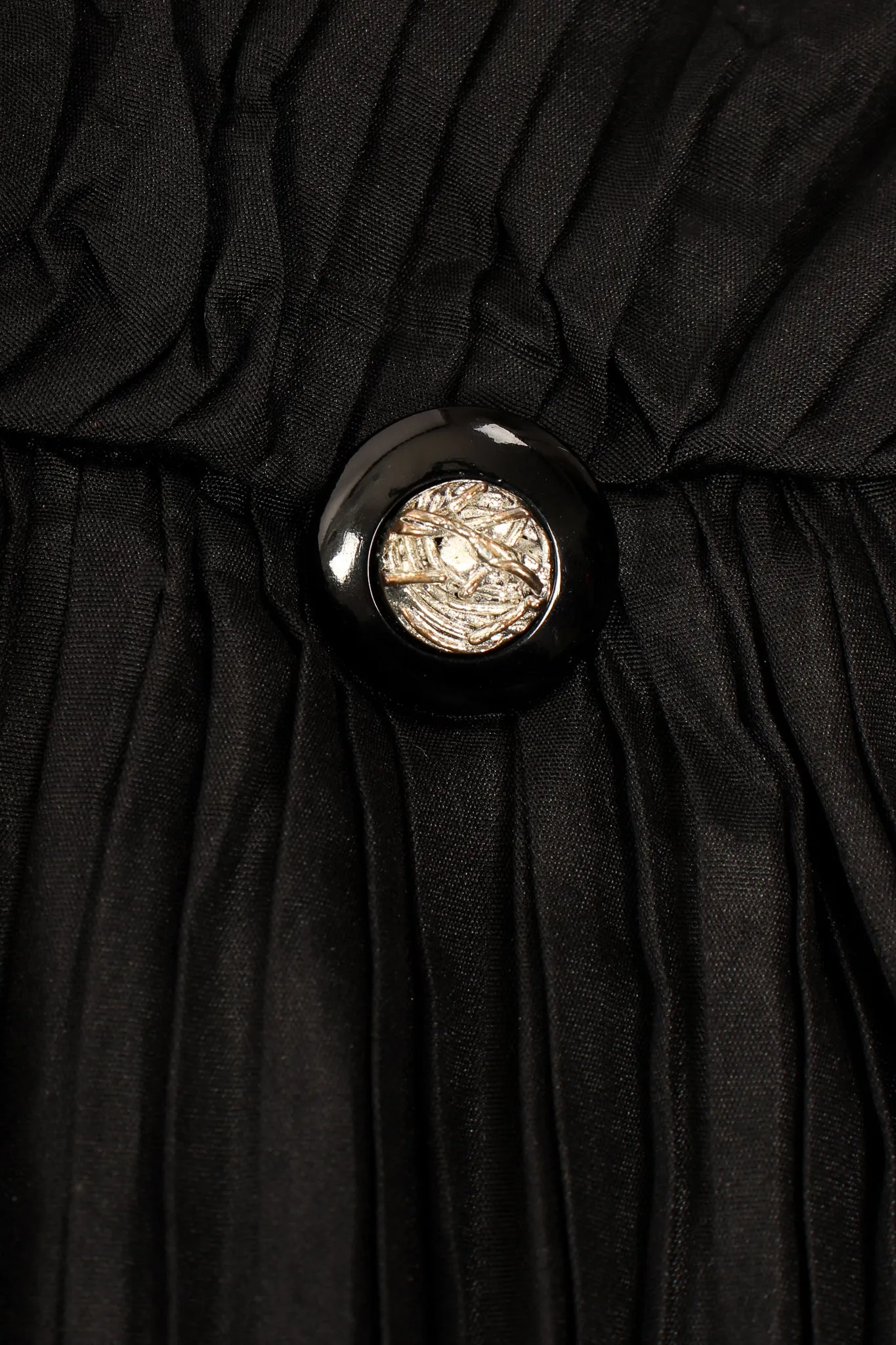 Pleated Peplum Collar Jacket