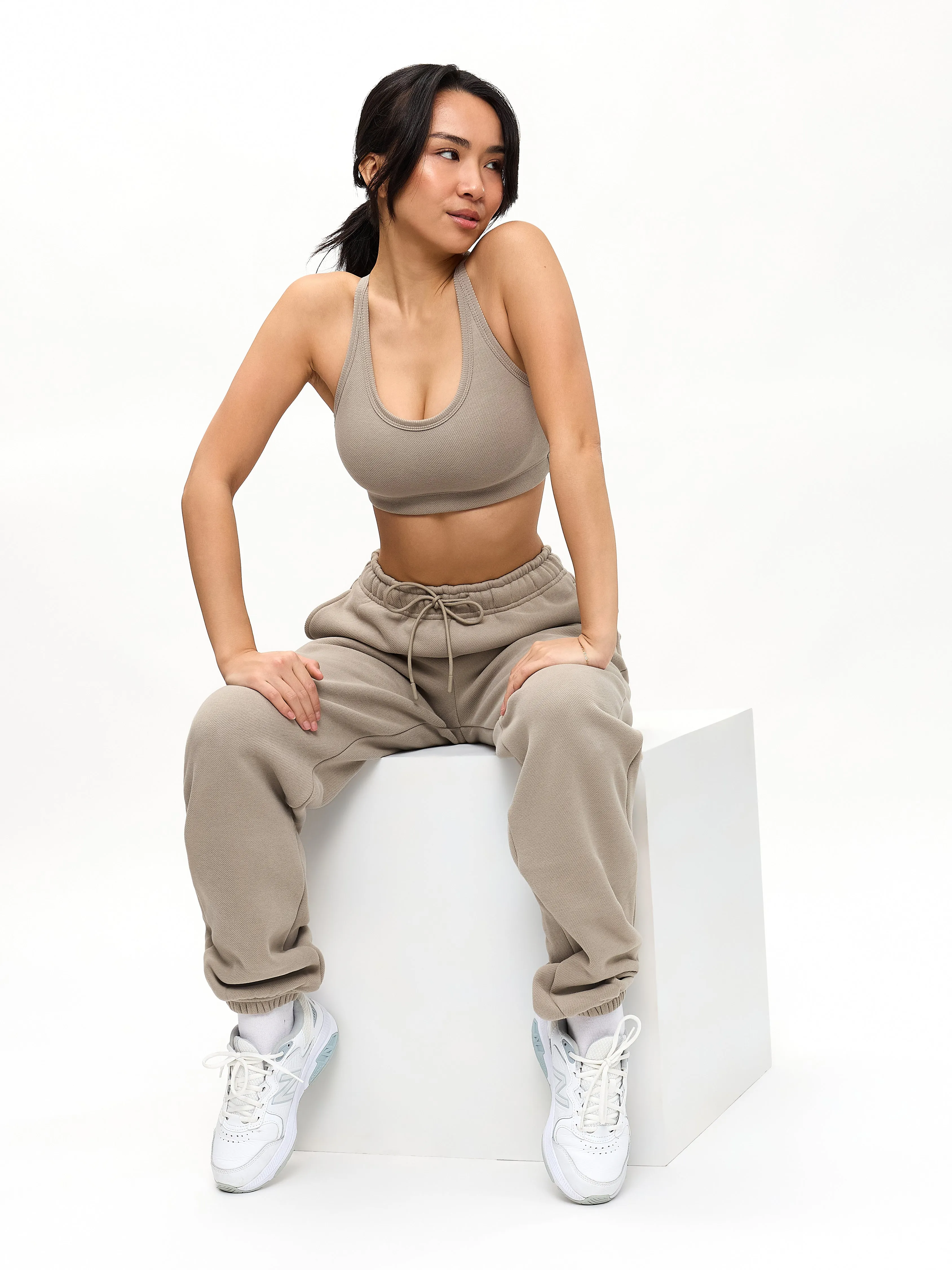 Plush Fleece Jogger - Neutral