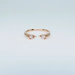 Pointed Peak Cuff Ring