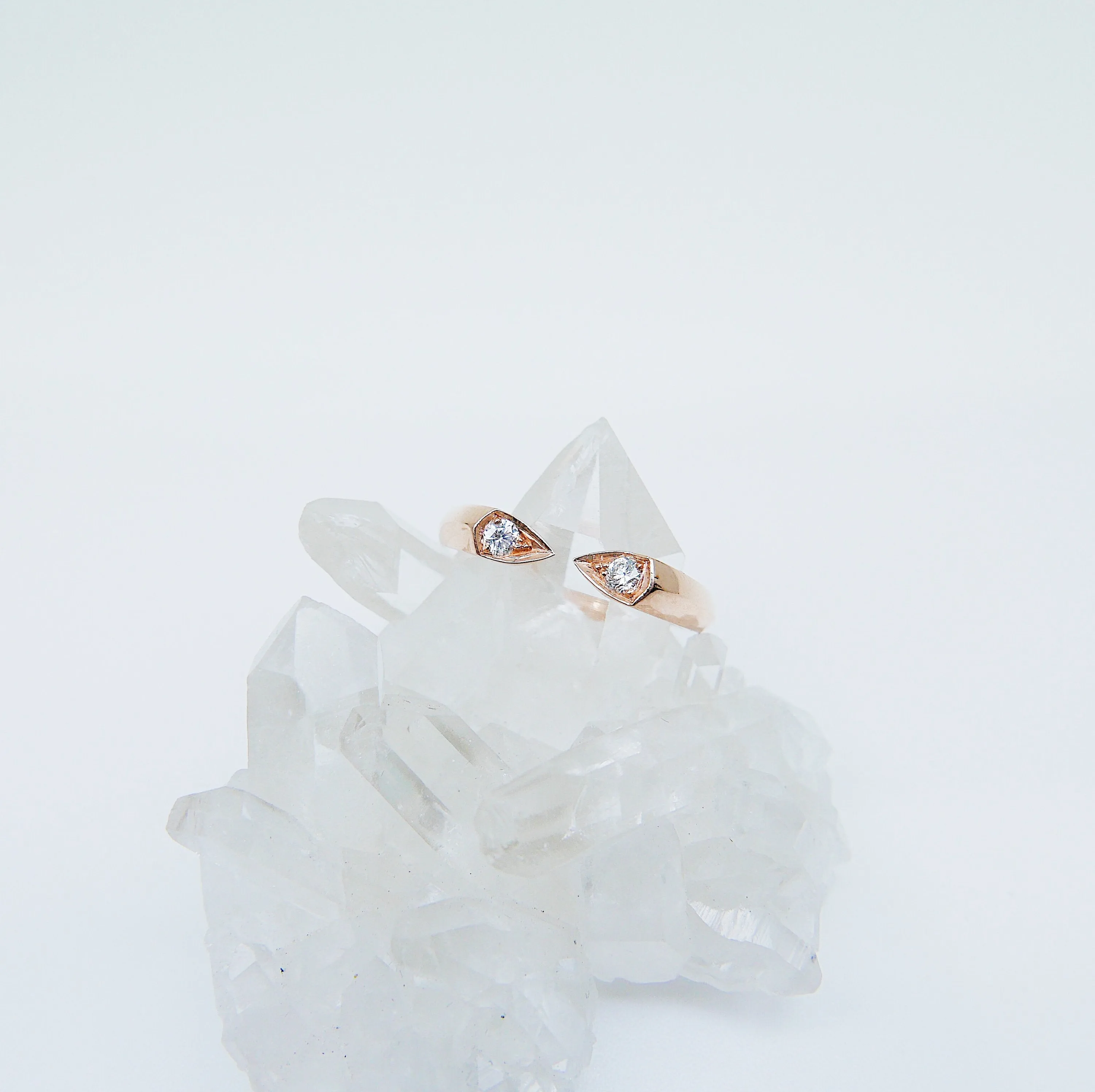 Pointed Peak Cuff Ring