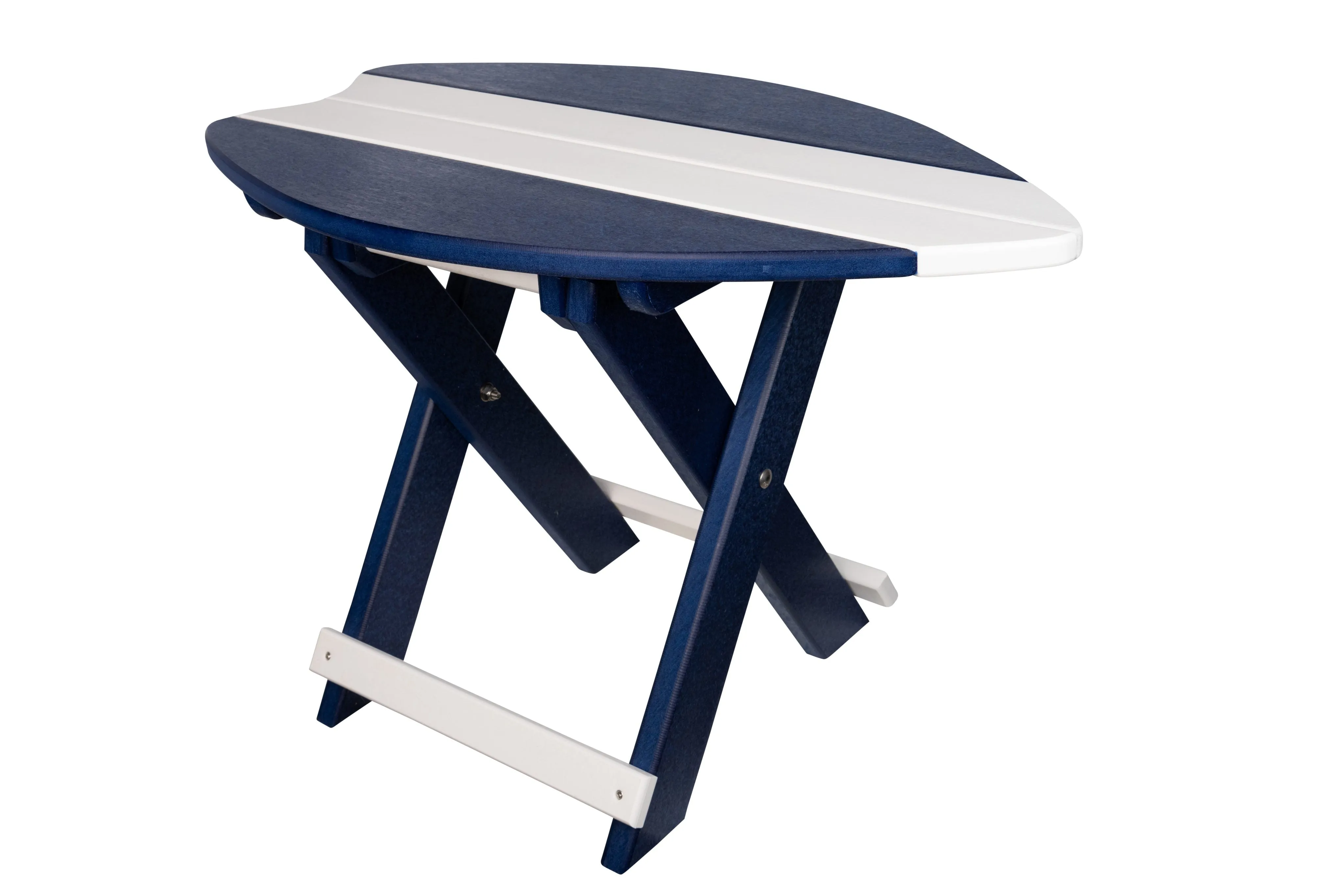 Poly Surf Board Folding End Tables