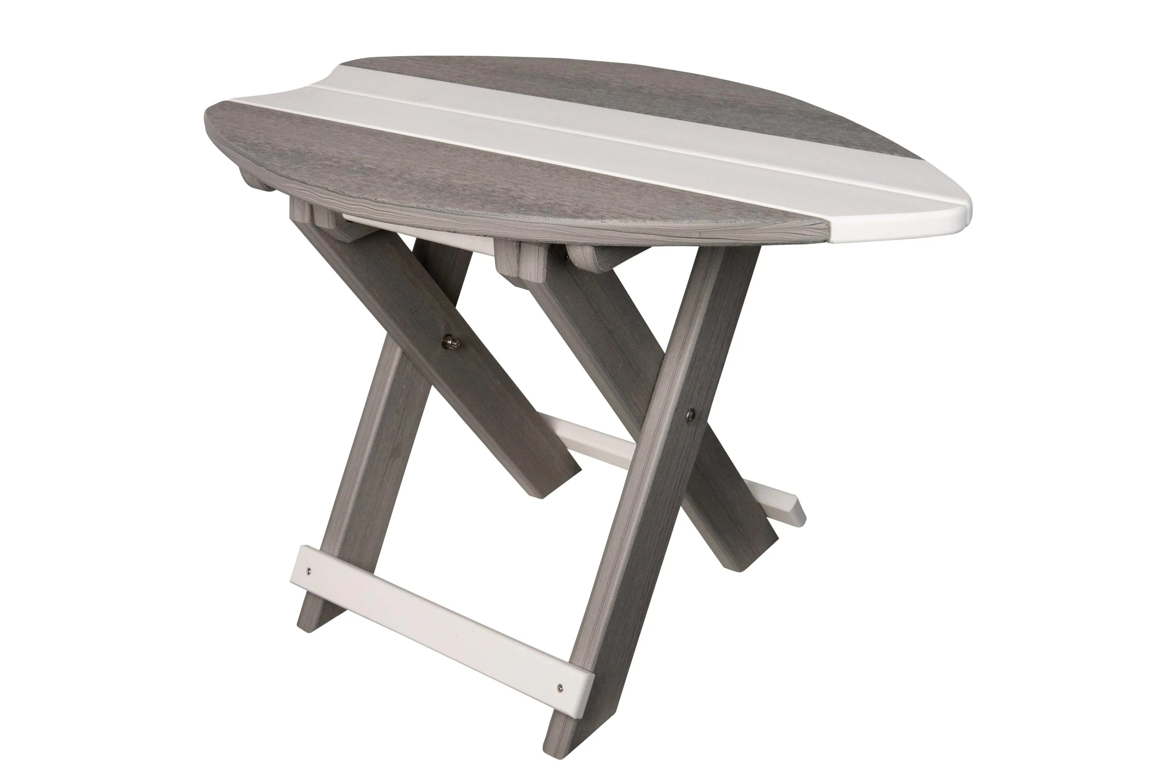 Poly Surf Board Folding End Tables