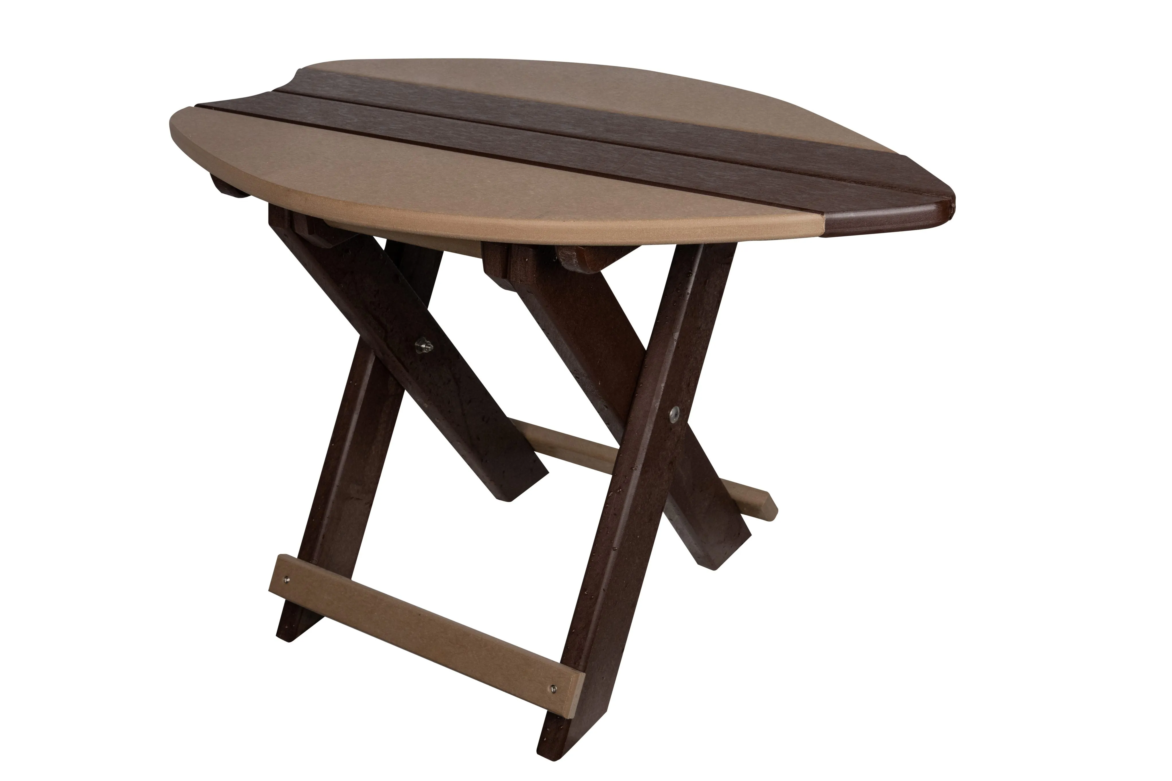 Poly Surf Board Folding End Tables
