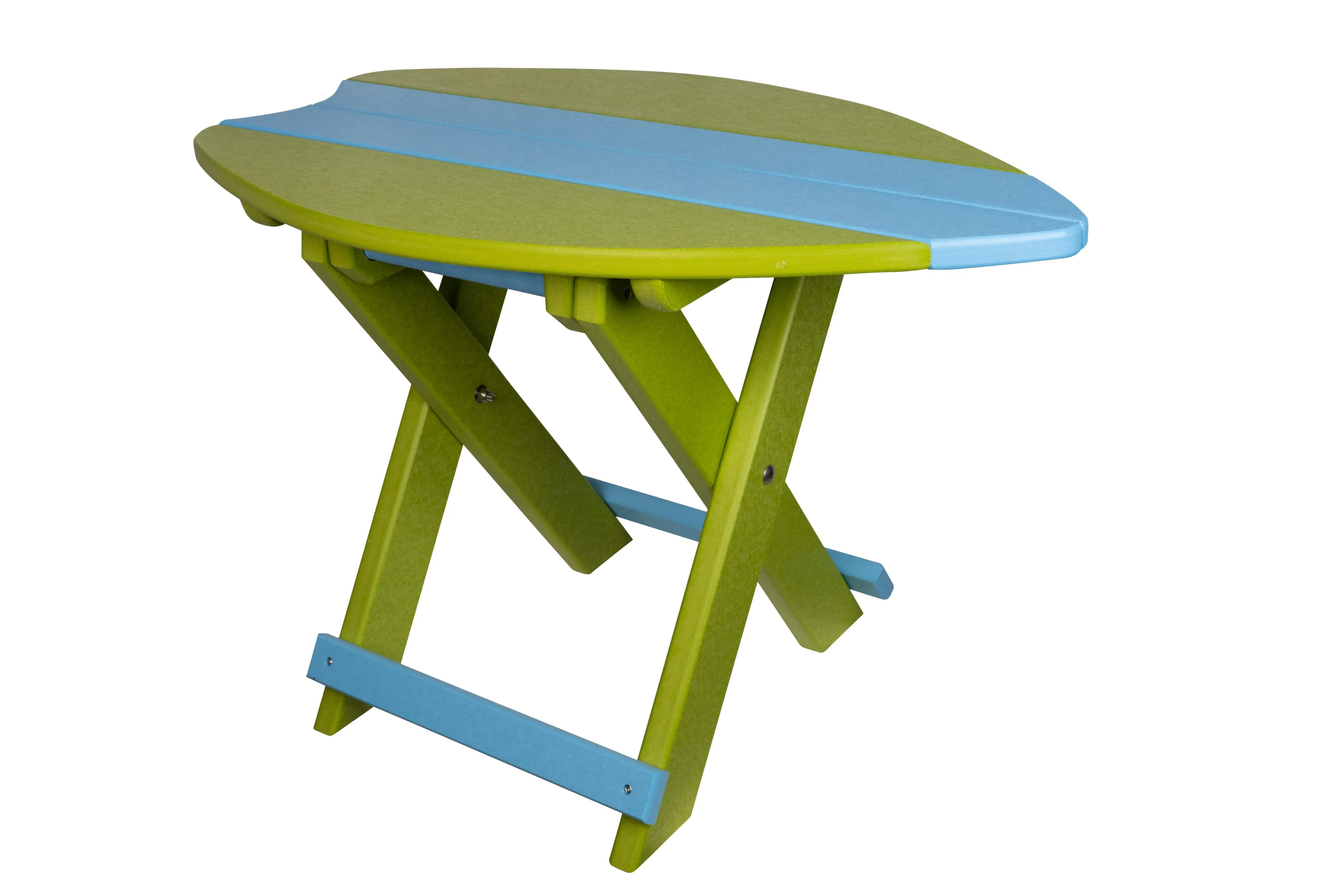 Poly Surf Board Folding End Tables