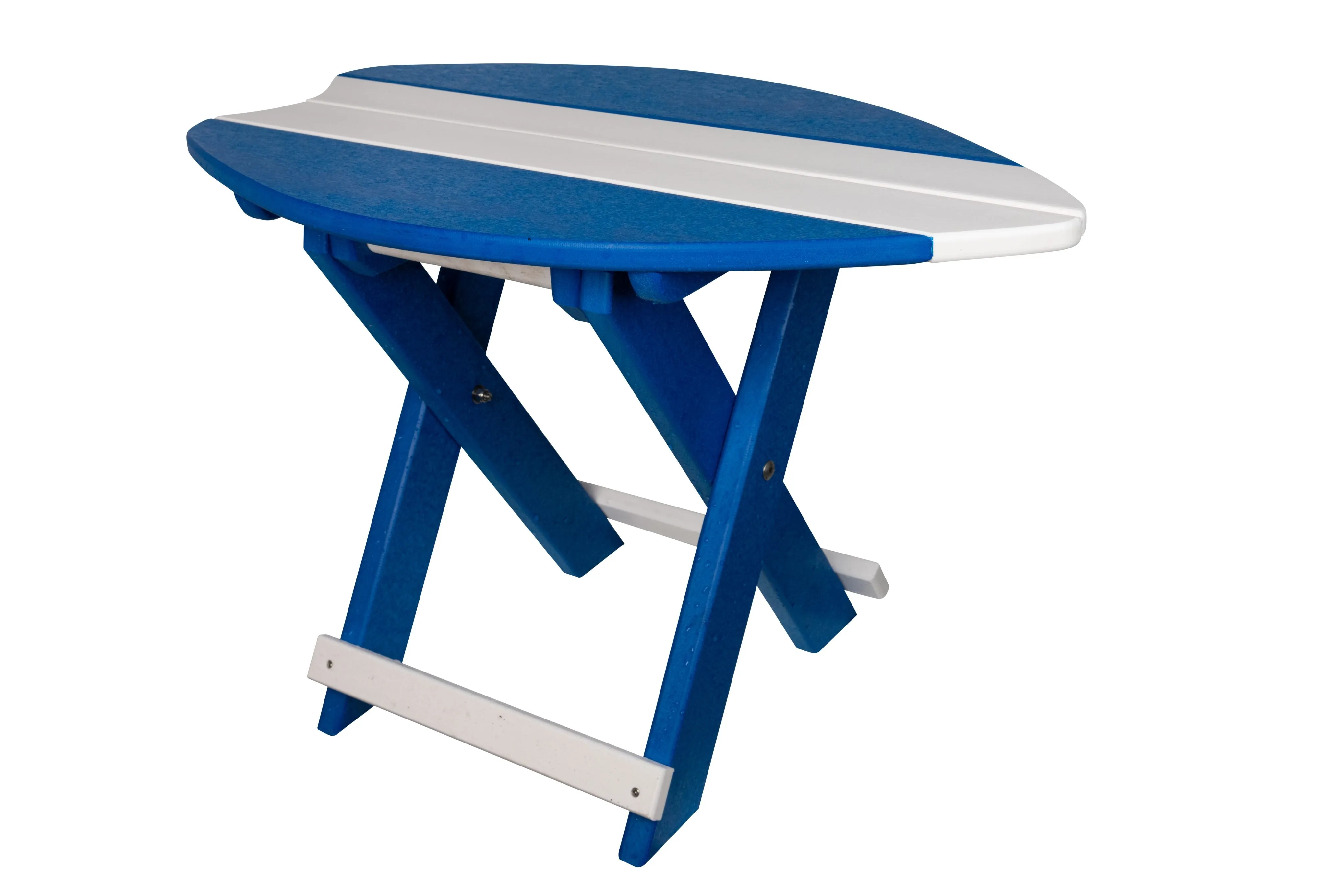 Poly Surf Board Folding End Tables
