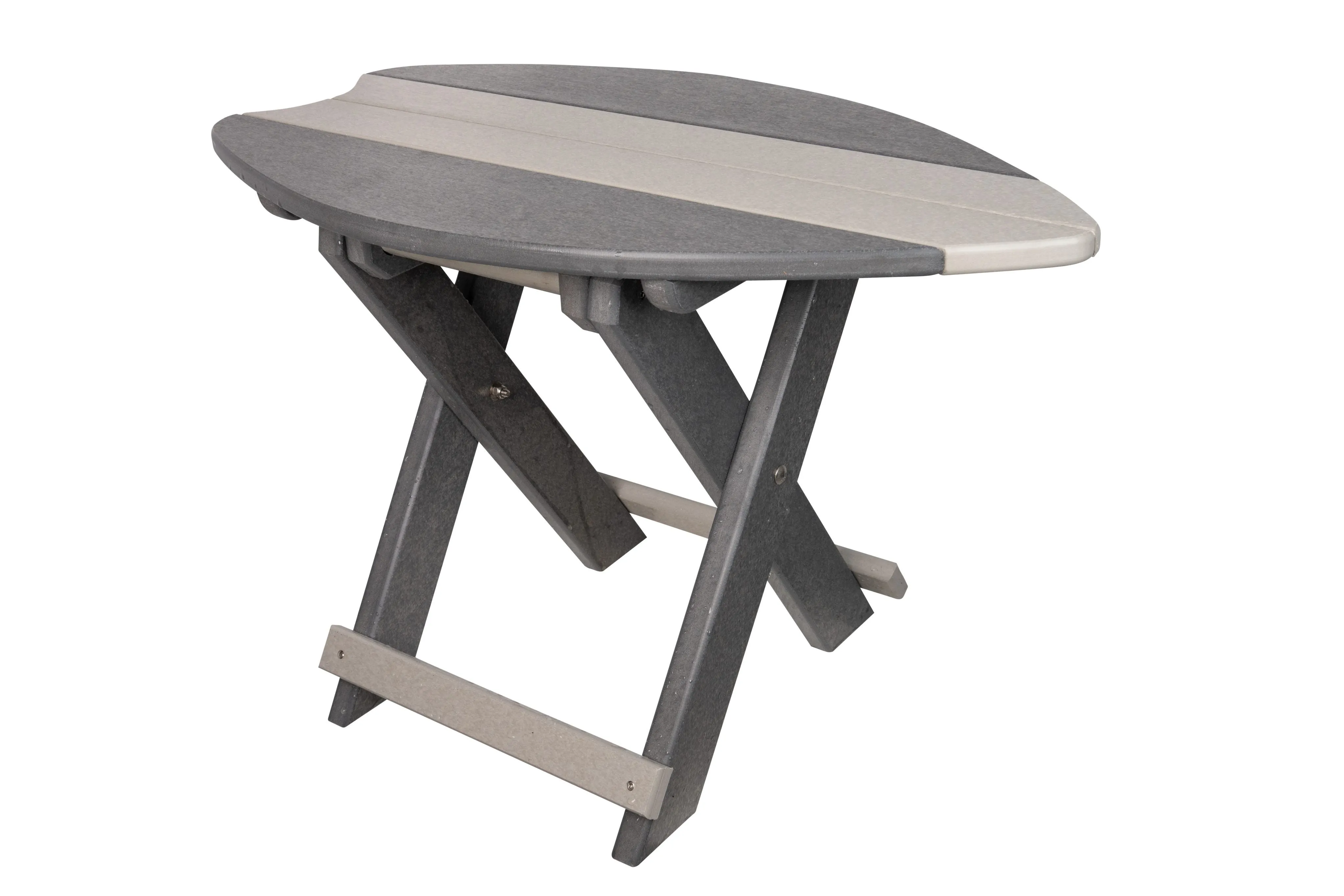 Poly Surf Board Folding End Tables