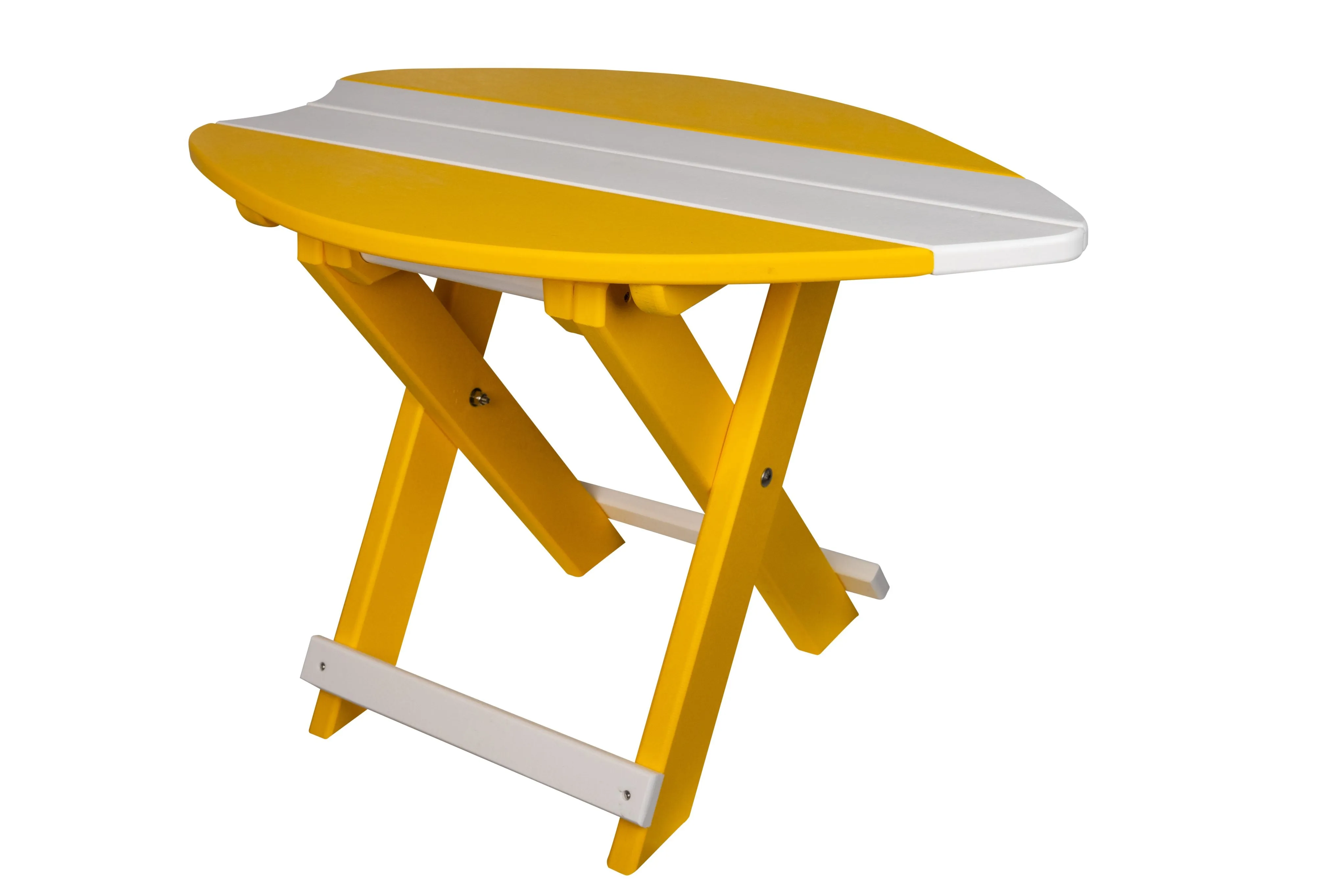 Poly Surf Board Folding End Tables