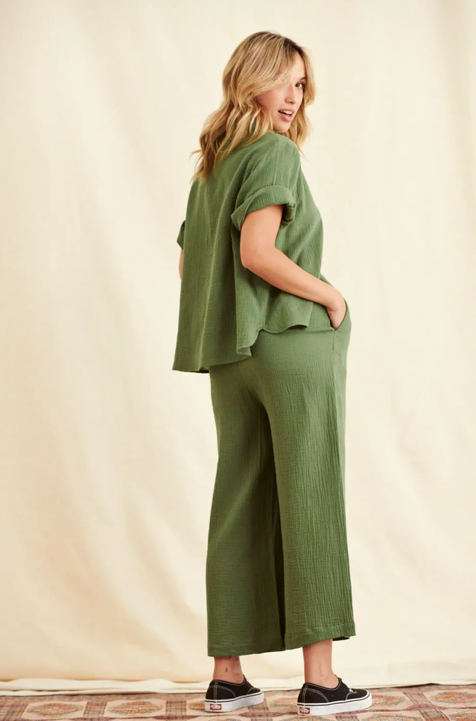 Poppi Pants- Green SALE