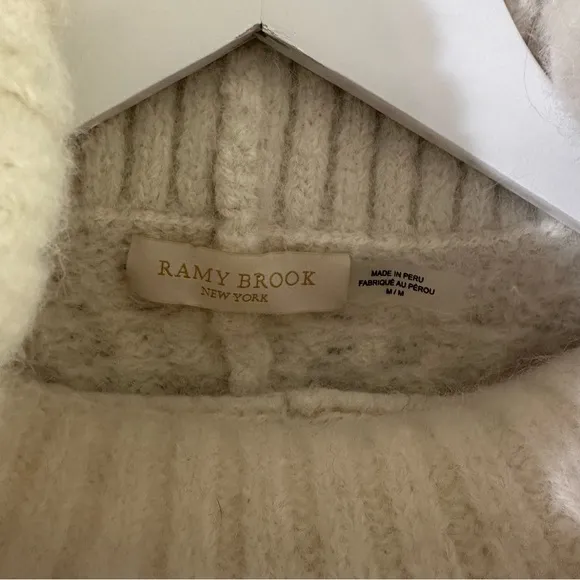 Ramy Brook Alpaca Wool Cozy Poncho Sweater