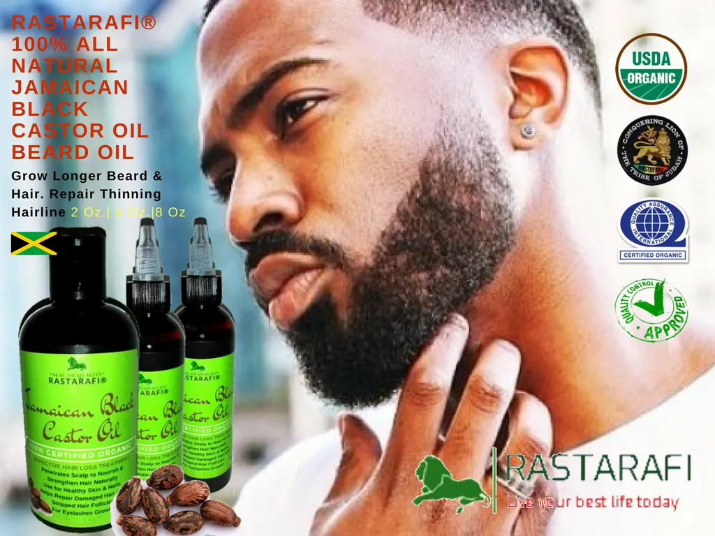 Rastarafi® Pure Jamaican Black Castor Oil Extra Dark 8 Oz. | Hair, Skin & Nail Rejuvenation