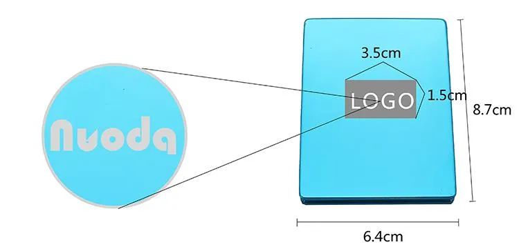 Rectangular Flip Pocket Mirror