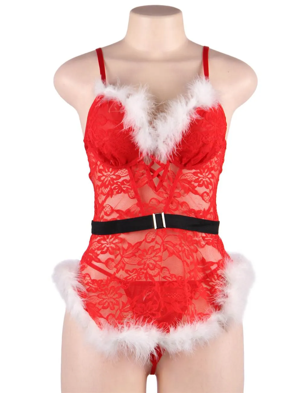 Red Christmas Egypt Plush Decoration Romper Costume Teddy
