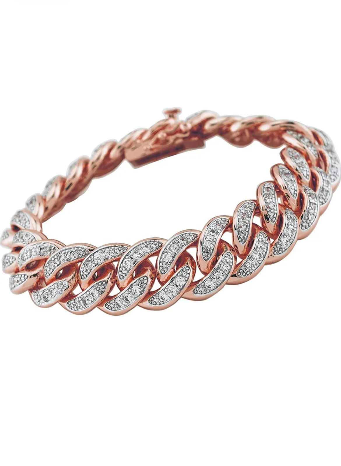 Rose Gold Cuban Anklet