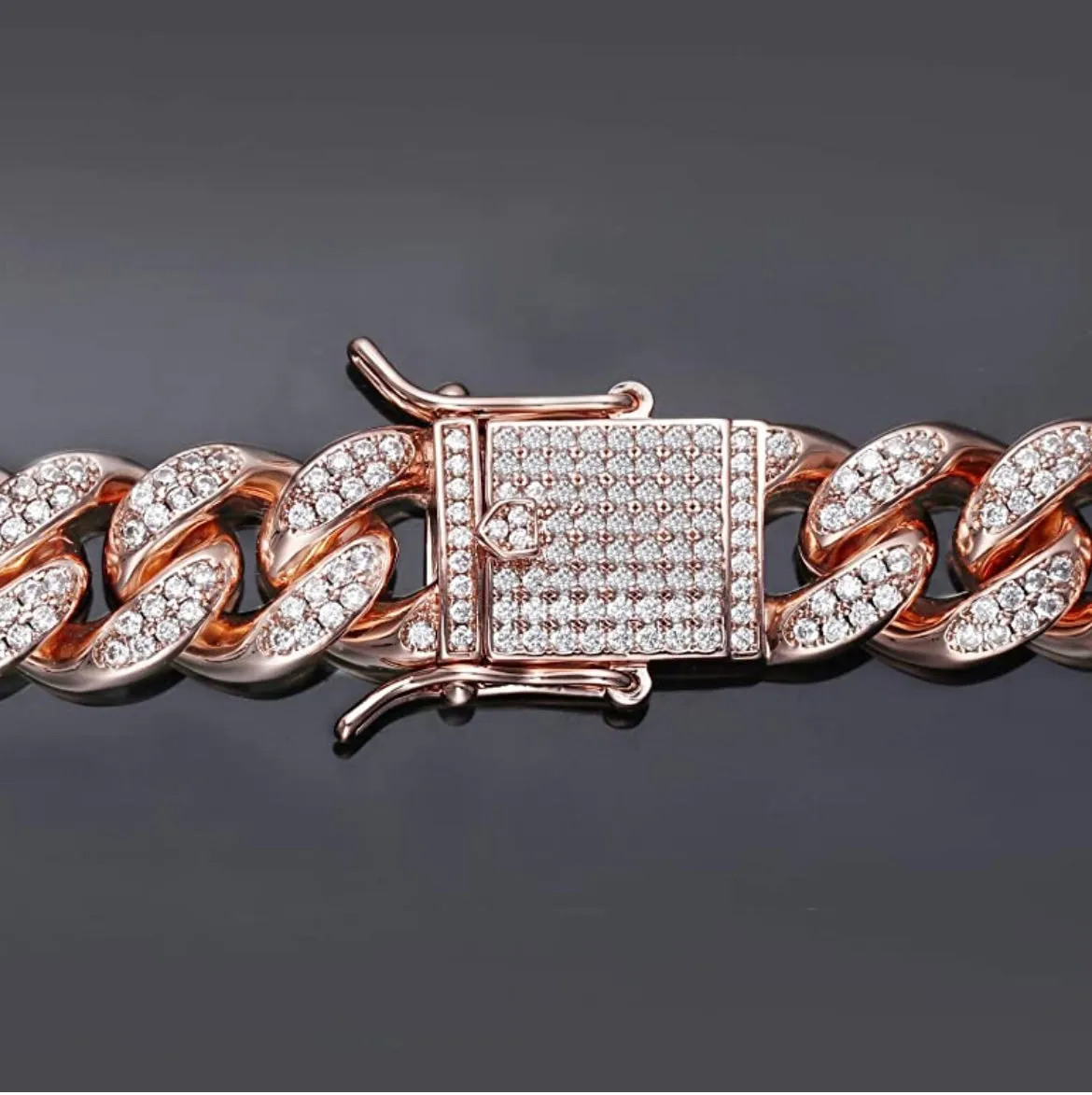 Rose Gold Cuban Anklet