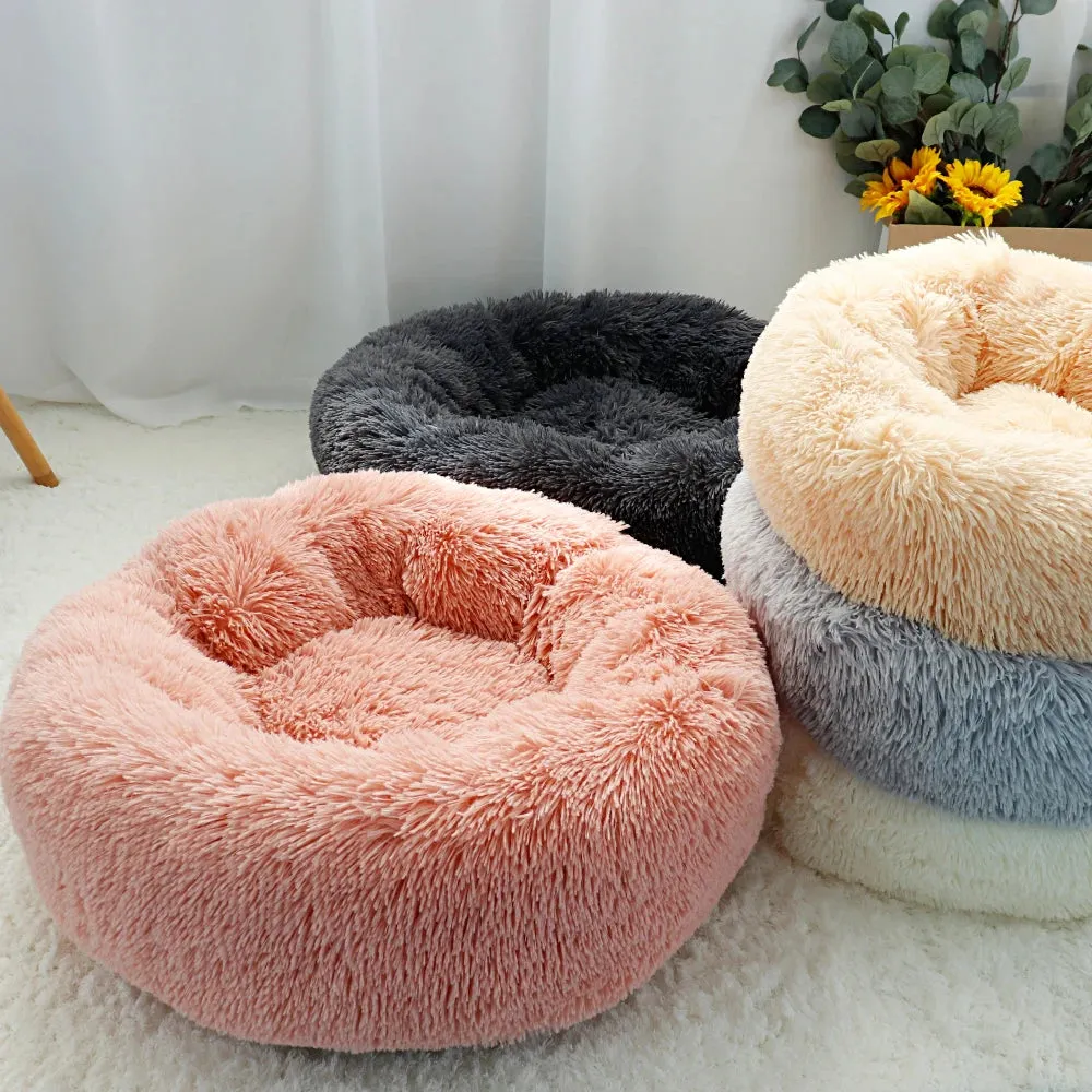 Round  Plush Winter Bed