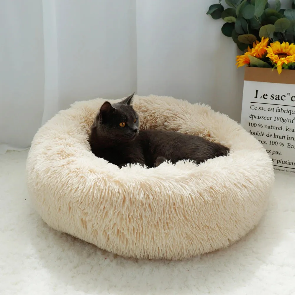 Round  Plush Winter Bed