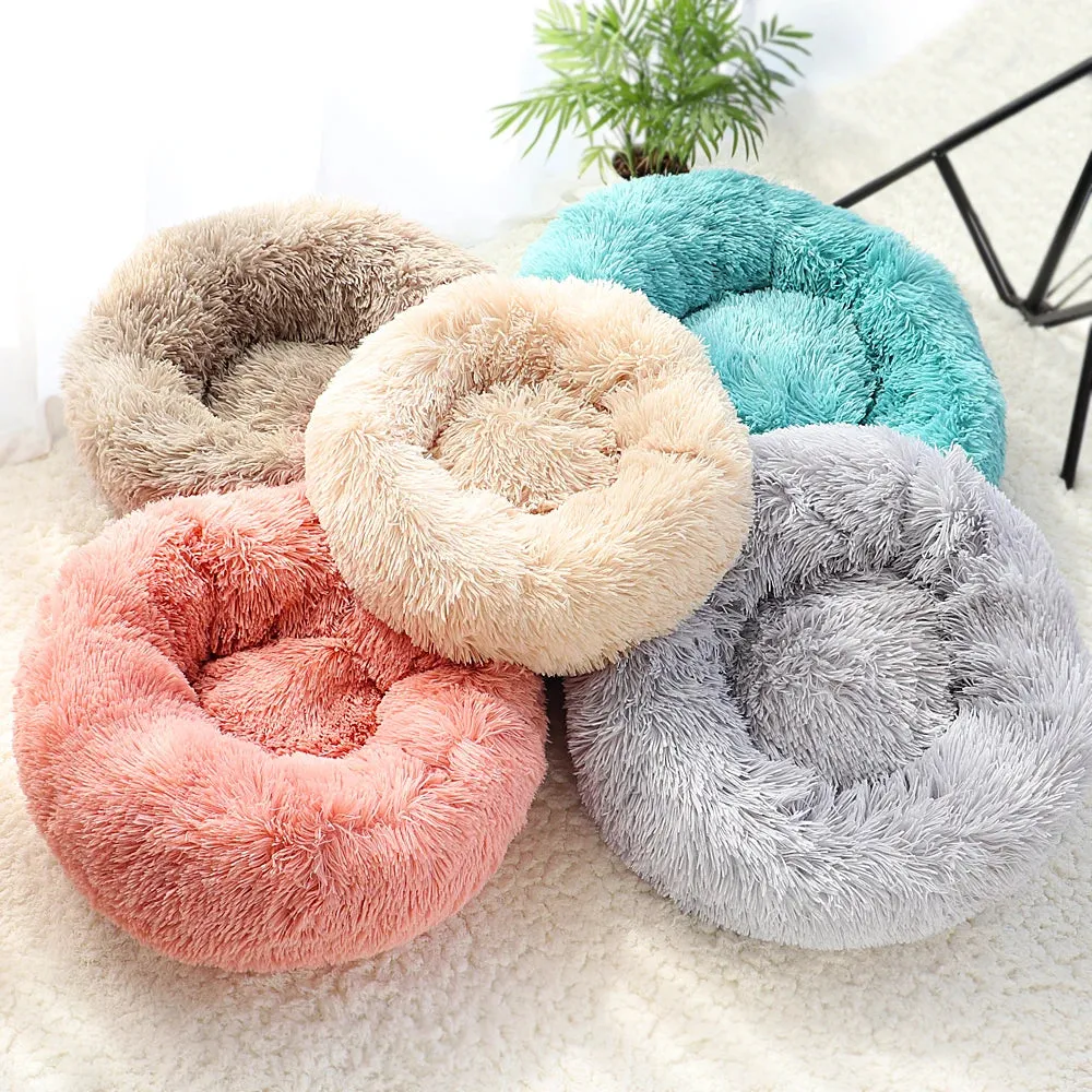 Round  Plush Winter Bed