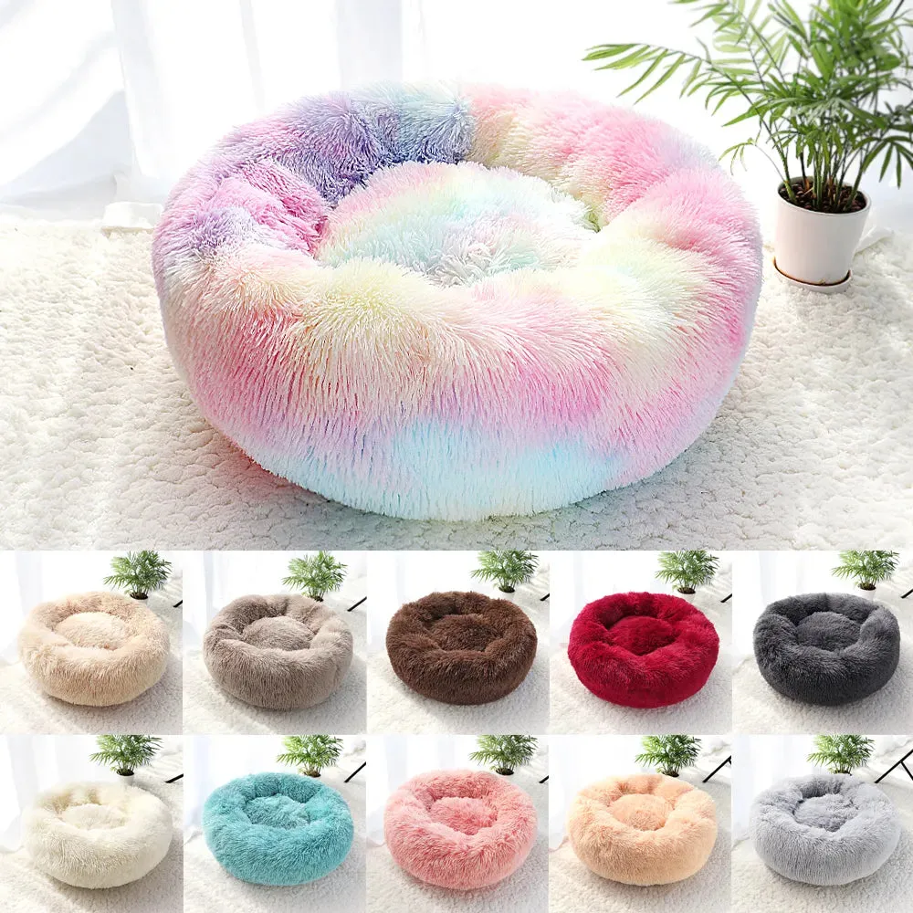 Round  Plush Winter Bed